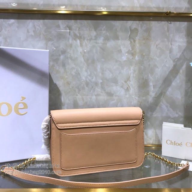 Chloe女包 克洛伊經典C鏈麂皮拼牛皮單肩包 Chole肩背斜挎包  jjh1365